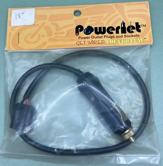 NEW Powerlet 18" DUAL FEMALE 10 AMP CHARGER PLUG