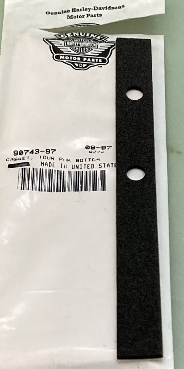 NEW GENUINE HARLEY DAVIDSON 90743-97 GASKET, TOUR PAK BOTTOM