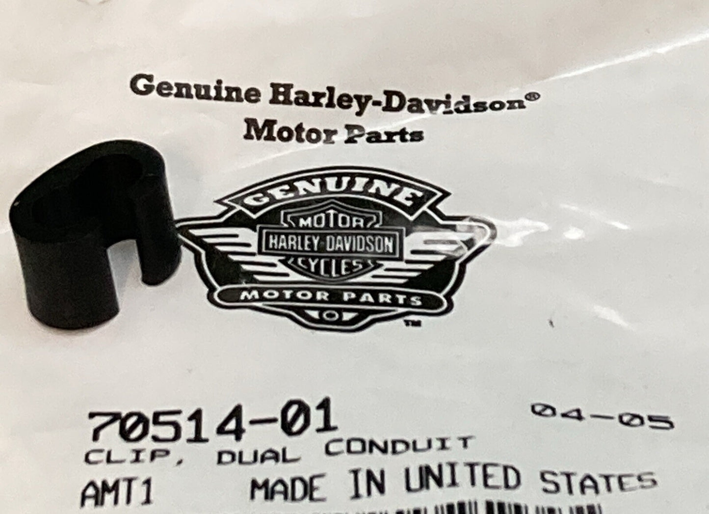 NEW GENUINE HARLEY DAVIDSON 70514-01 CLIP, DUAL CONDUIT