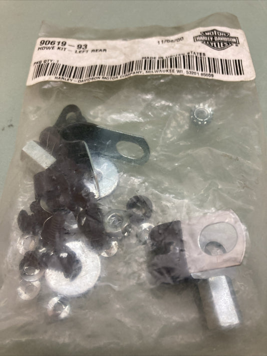 NEW GENUINE HARLEY DAVIDSON 90619-93 HDWE KIT- LEFT REAR FOR ELECTRA GLIDE