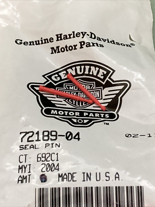 QTY 2 NEW GENUINE HARLEY DAVIDSON 72189-04 SEAL PIN