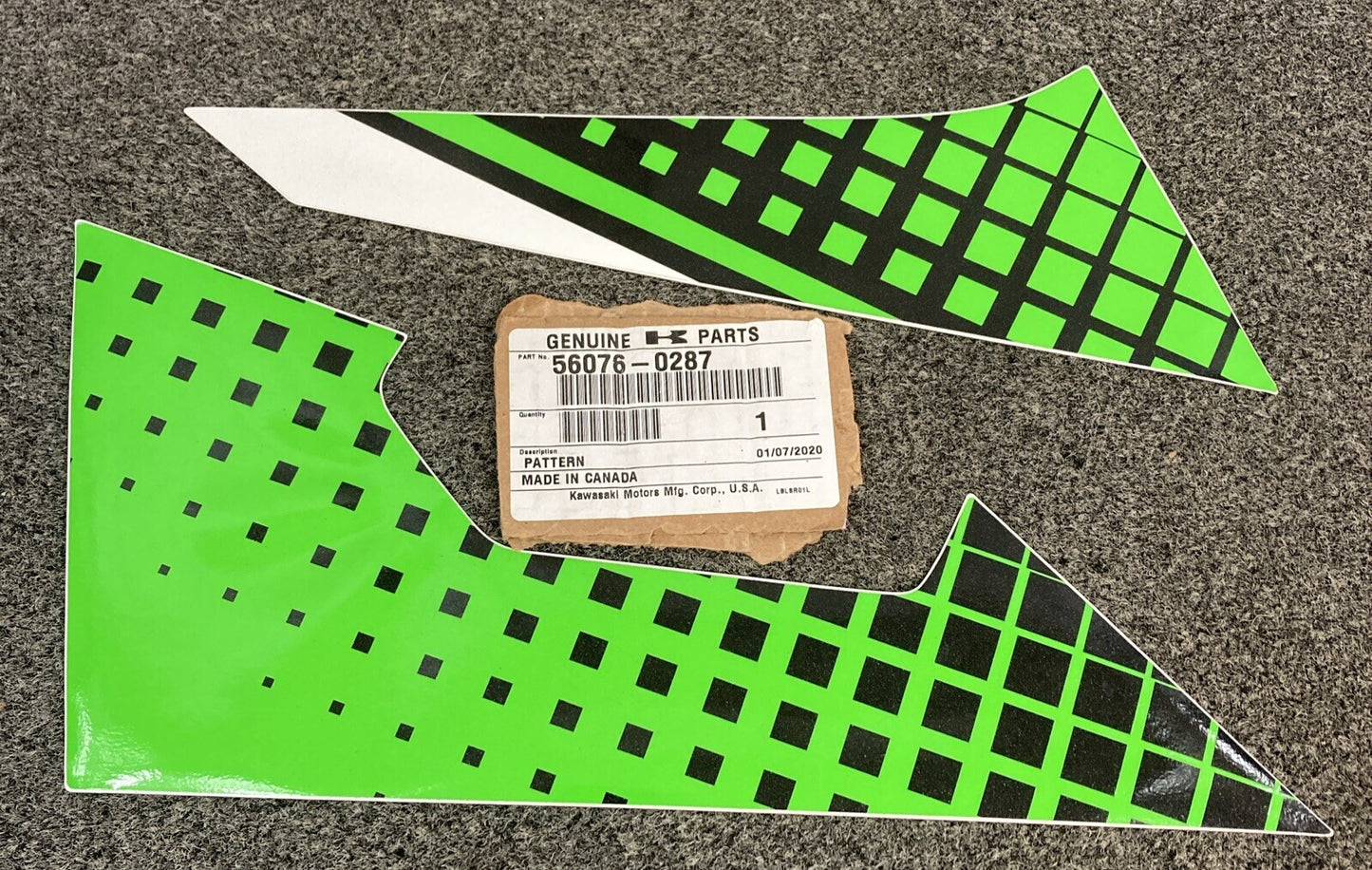 NEW GENUINE KAWASAKI 56076-0287 Pattern, Door Cover, Rh, Rr