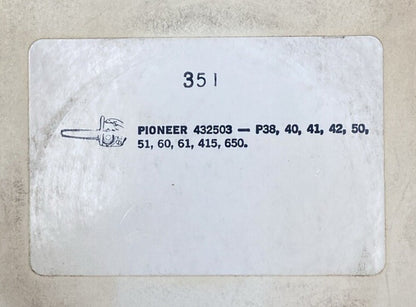 NEW GENUINE TOTAL 351 REWIND STARTER SPRING PIONEER