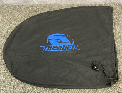 NEW GENUINE ANSWER DRAWSTRING HELMET BAG BLACK