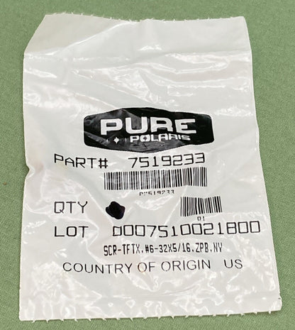 NEW GENUINE POLARIS 7519233 EXHAUST SYSTEM SCREW