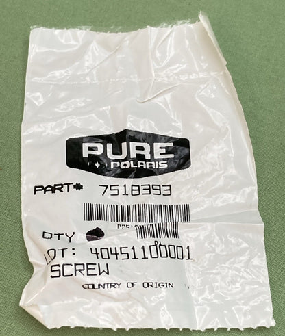 NEW GENUINE POLARIS 7518393 BUMPER MOUNTING SCREW