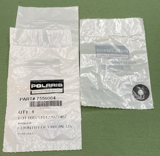 QTY 4 NEW GENUINE POLARIS 7556064 CAB, FRONT & SIDE PANELS Washer, Flat