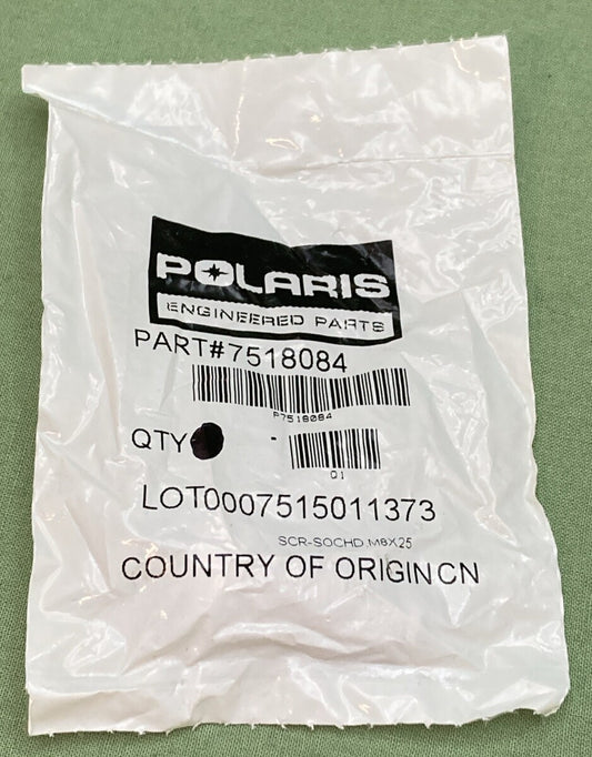 NEW GENUINE POLARIS 7518084 A-ARM/STRUT MOUNTING Socket Head Screw 8 mm x 25 mm