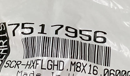 NEW GENUINE POLARIS 7517956 CAB FRAME SCREW Hxflghd, M8X16