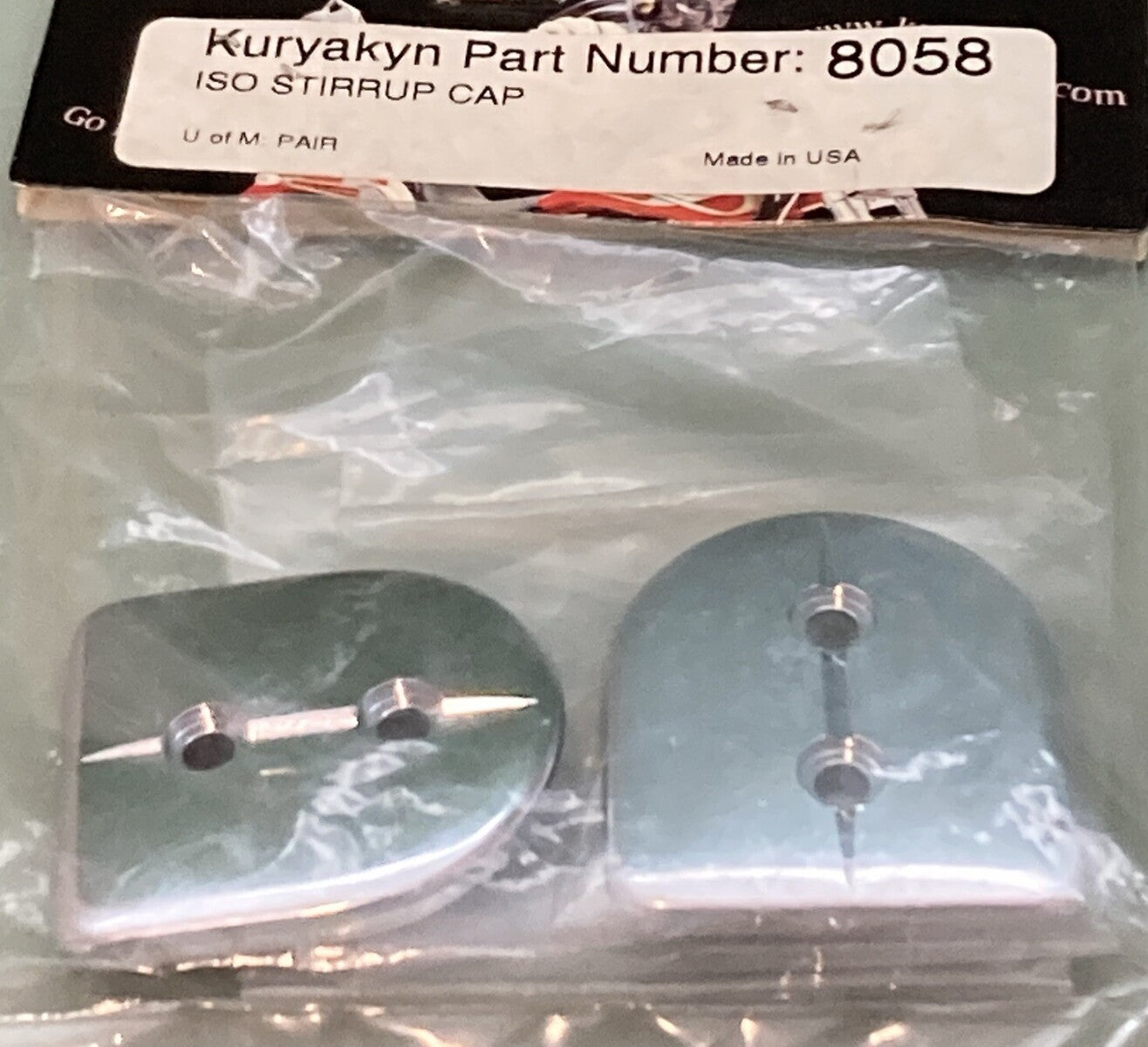 NEW GENUINE KURYAKYN 8058 ISO STIRRUP CAP