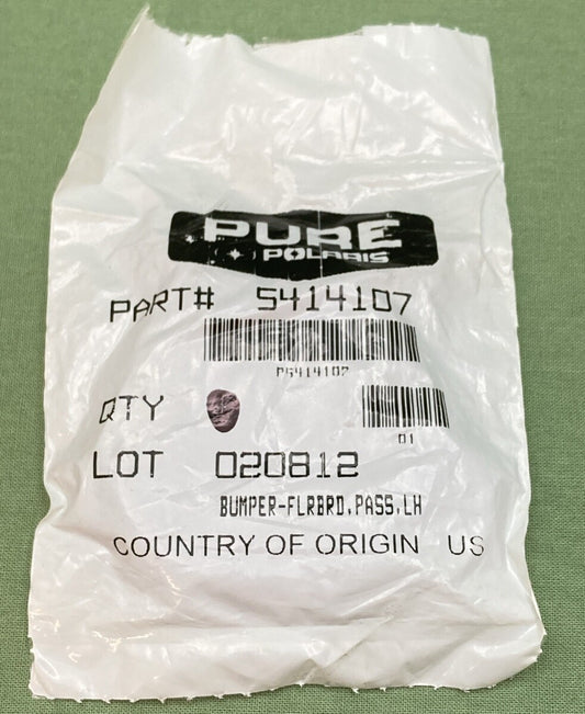 NEW GENUINE POLARIS 5414107 Passenger Floorboard Bumper, Left