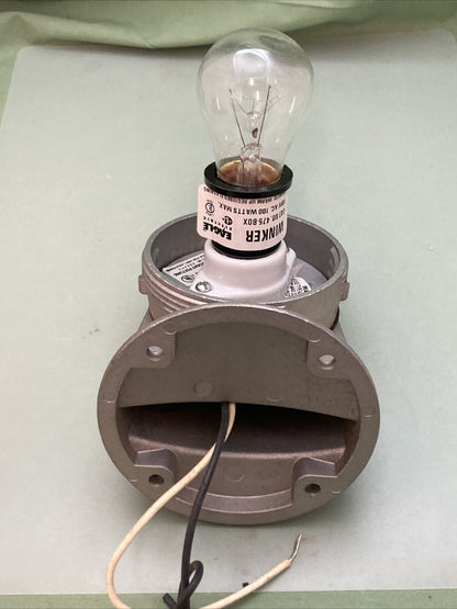 NEW SUNLITE 41368-SU Vaporproof Industrial Jar Fixture, Wall Mount