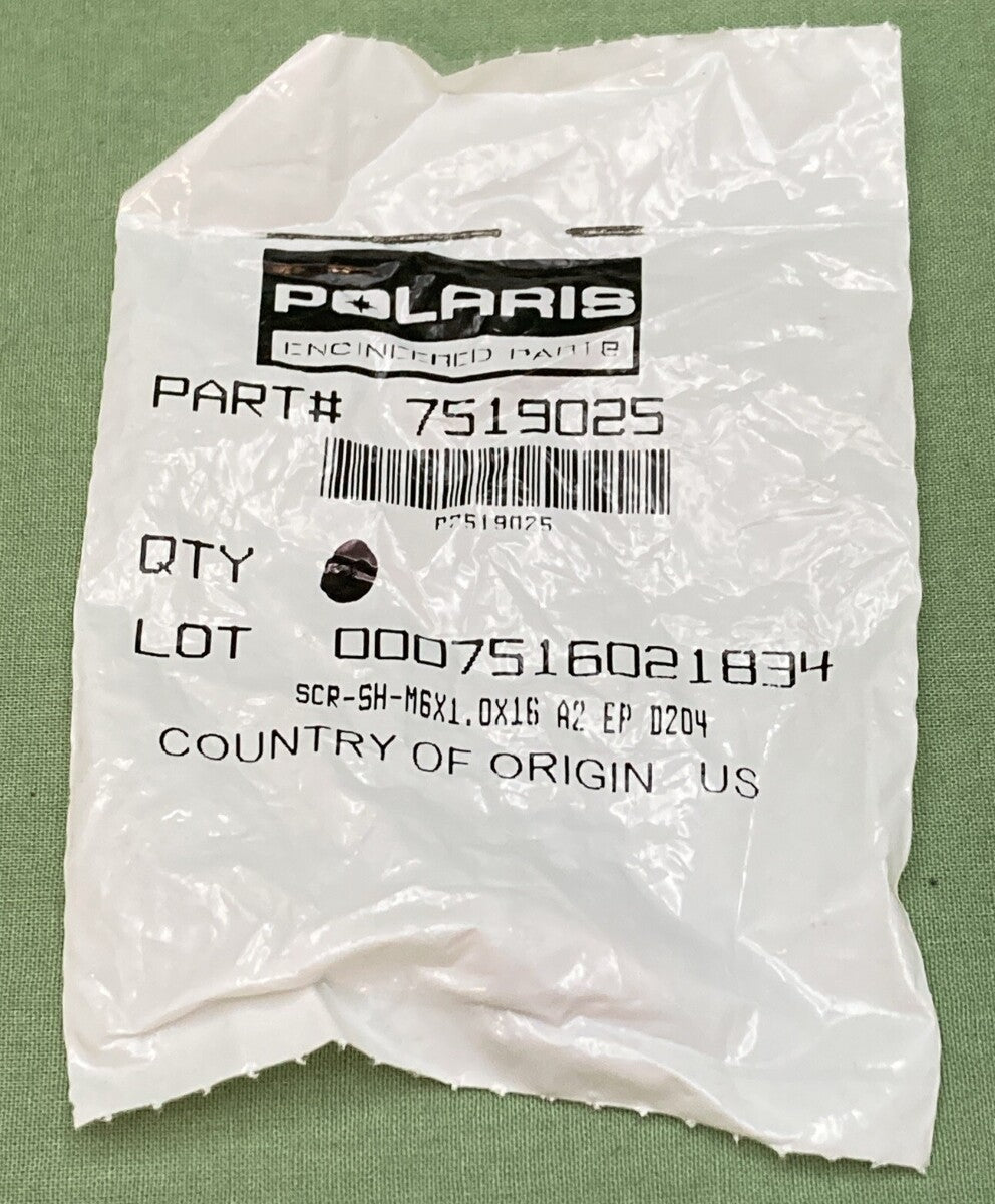 NEW GENUINE POLARIS 7519025 CLUTCH COVER ASSEMBLY SCREW