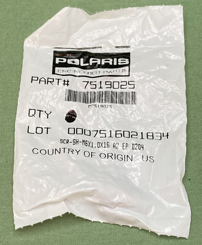 NEW GENUINE POLARIS 7519025 CLUTCH COVER ASSEMBLY SCREW