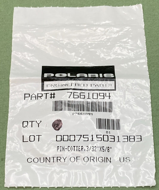 NEW GENUINE POLARIS 7661094 PIN-COTTER,3/32"X5/8"