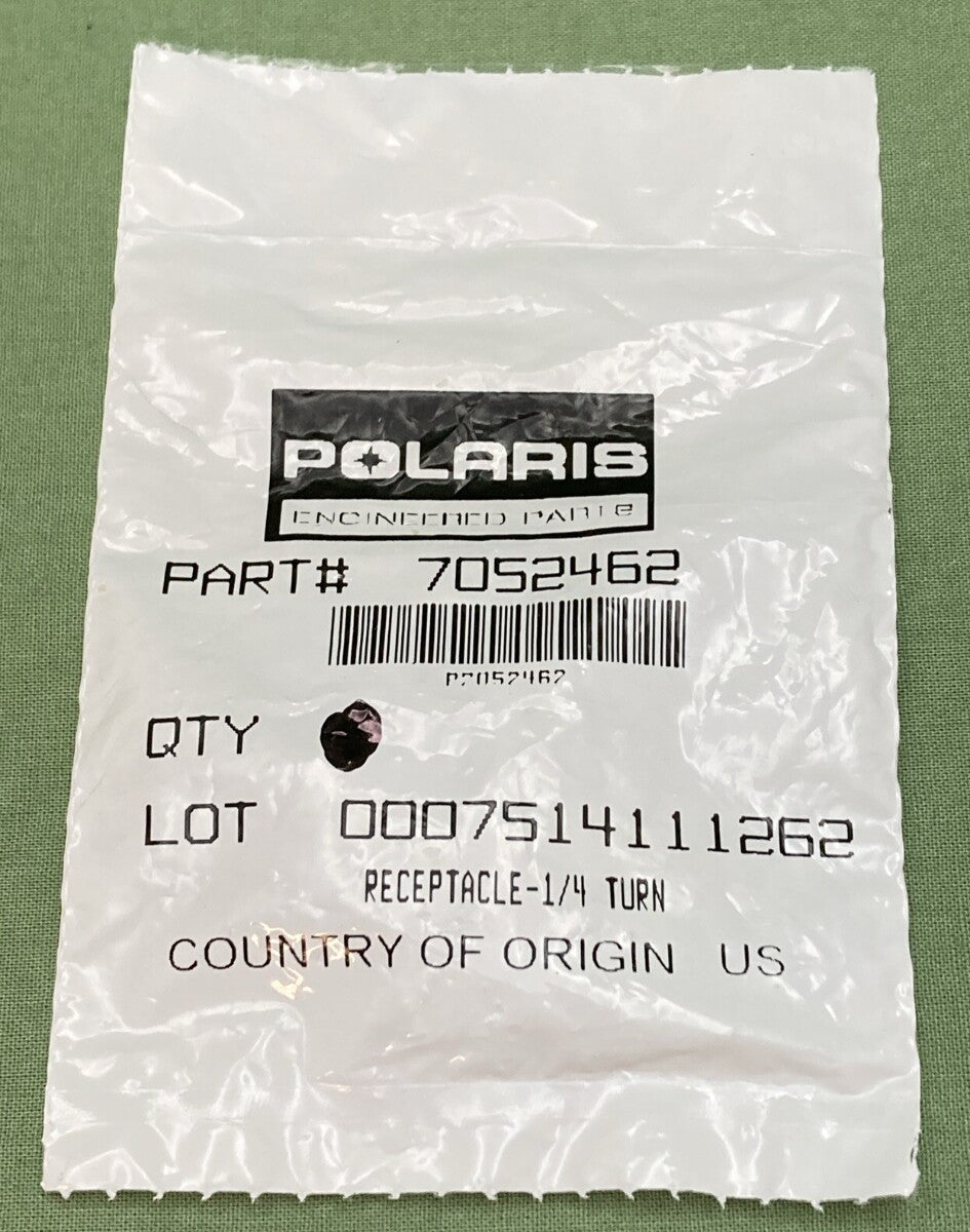 NEW GENUINE POLARIS 7052462 RECEPTACLE-1/4 TURN
