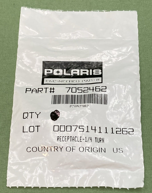 NEW GENUINE POLARIS 7052462 RECEPTACLE-1/4 TURN