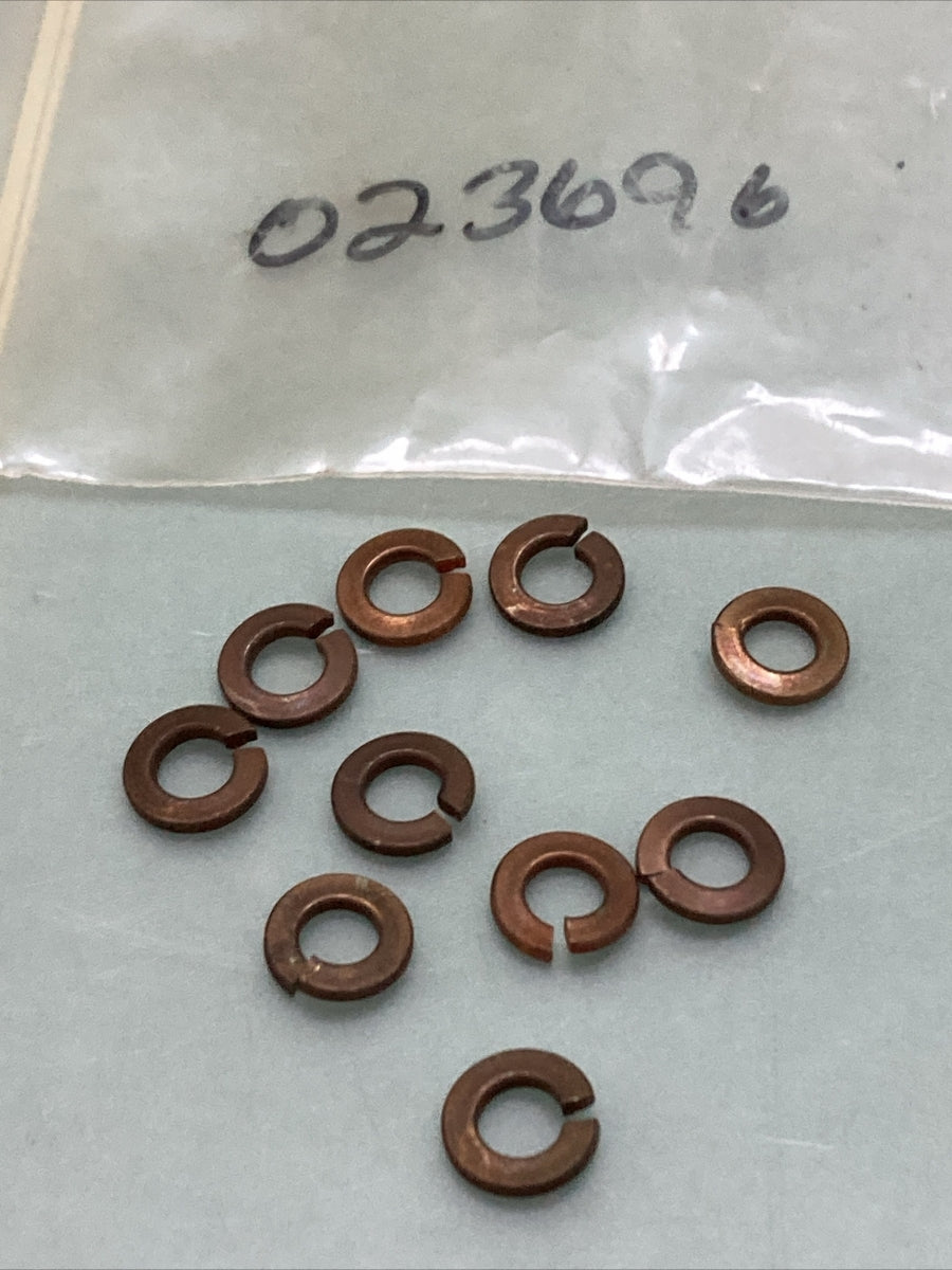 QTY 10 NEW 023696 Silicon Bronze 1/4" WASHER