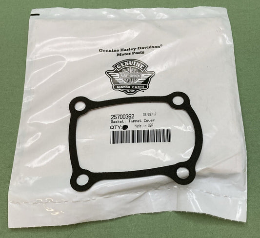 NEW GENUINE HARLEY DAVIDSON 25700362 GASKET TAPPET COVER