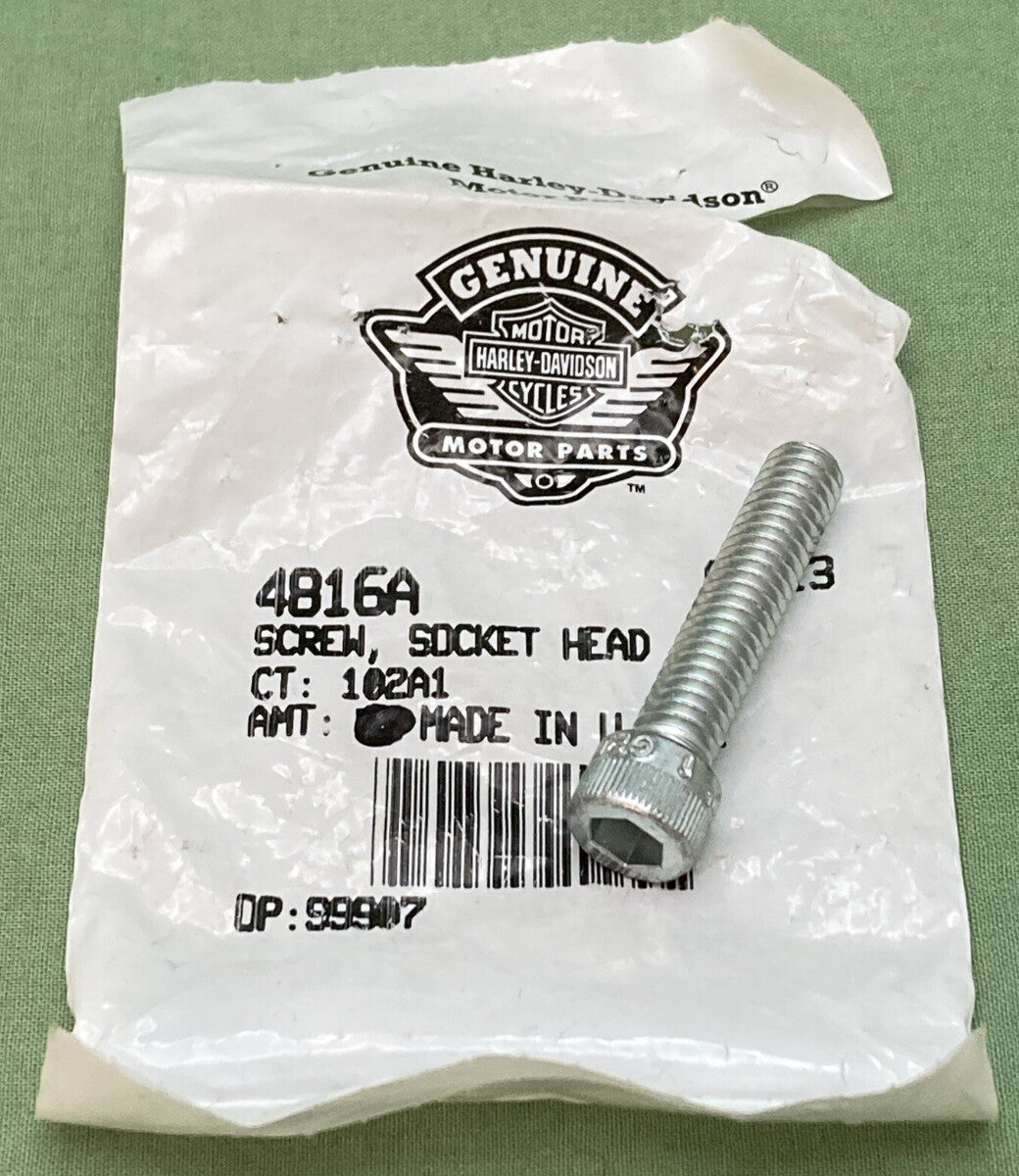 NEW GENUINE HARLEY DAVIDSON 4816A HANDLEBAR SOCKET HEAD SCREW