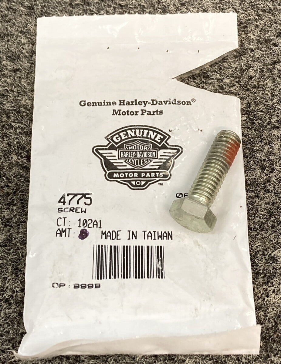 NEW GENUINE HARLEY DAVIDSON 4775 SCREW 3/8-16 X 1-1/4 HEX HD. (GRADE 5)