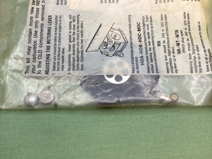 NEW GENUINE WALBRO K5-HDA CARBURETOR REPAIR KIT