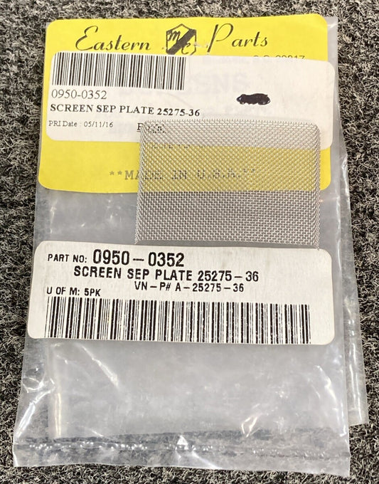 NEW EASTERN MOTORCYCLE PARTS 0950-0352 SCREEN SEP PLATES