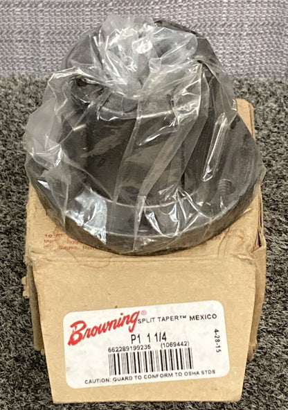 NEW BROWNING Browning 1069442 P1 1 1/4 Split Taper Bushing