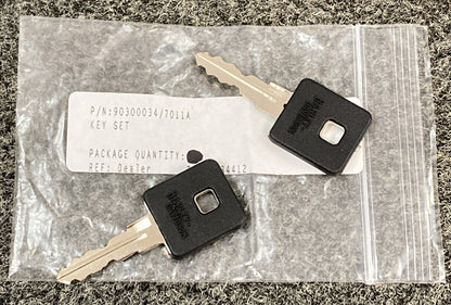 NEW REPLACES HARLEY DAVIDSON 90300043/7011A KEY SET