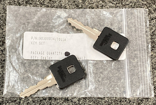 NEW REPLACES HARLEY DAVIDSON 90300043/7011A KEY SET