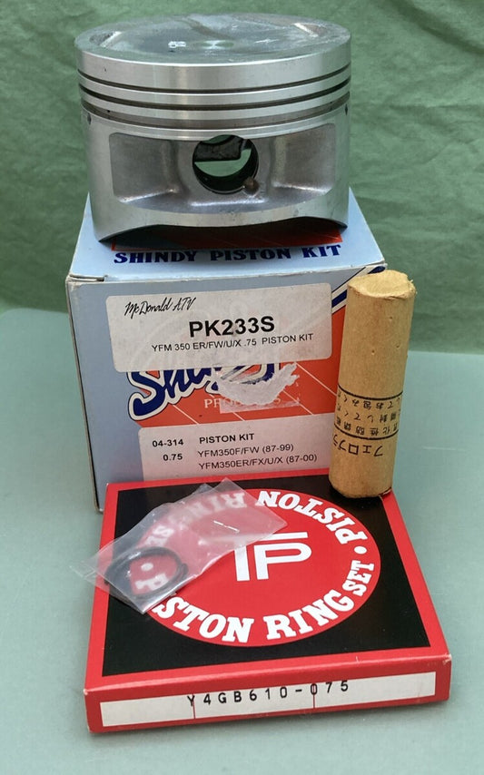 NEW GENUINE SHINDY PK233S PISTON KIT 0.75
