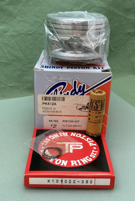 NEW GENUINE SHINDY PK512A PISTON KIT 0.50