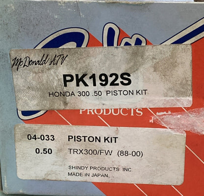 NEW GENUINE SHINDY PK192S PISTON KIT 0.50