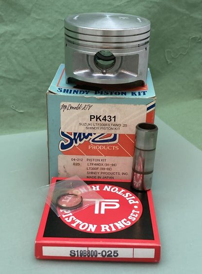 NEW GENUINE SHINDY PK431 PISTON KIT 0.25