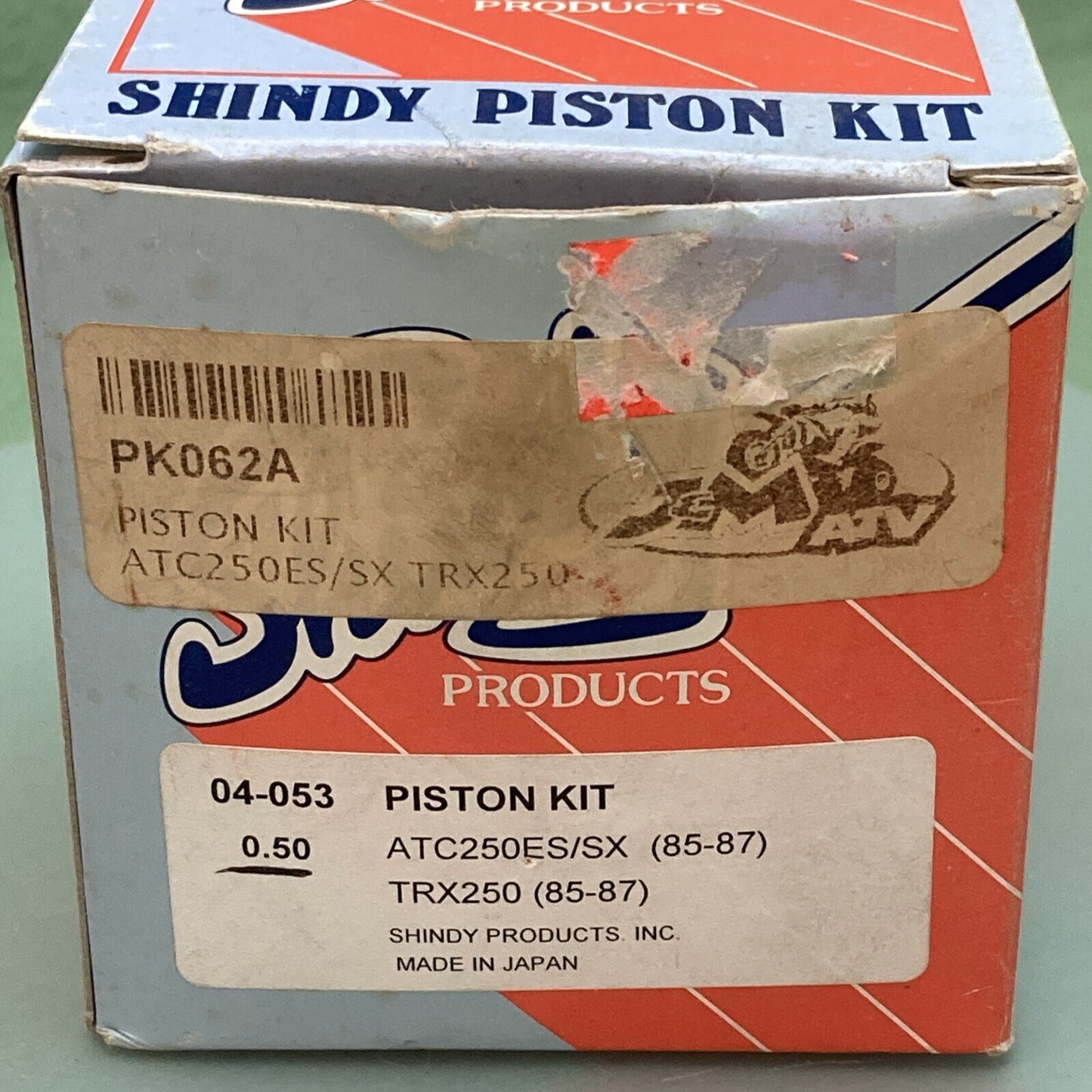 NEW GENUINE SHINDY PK062A PISTON KIT 0.50