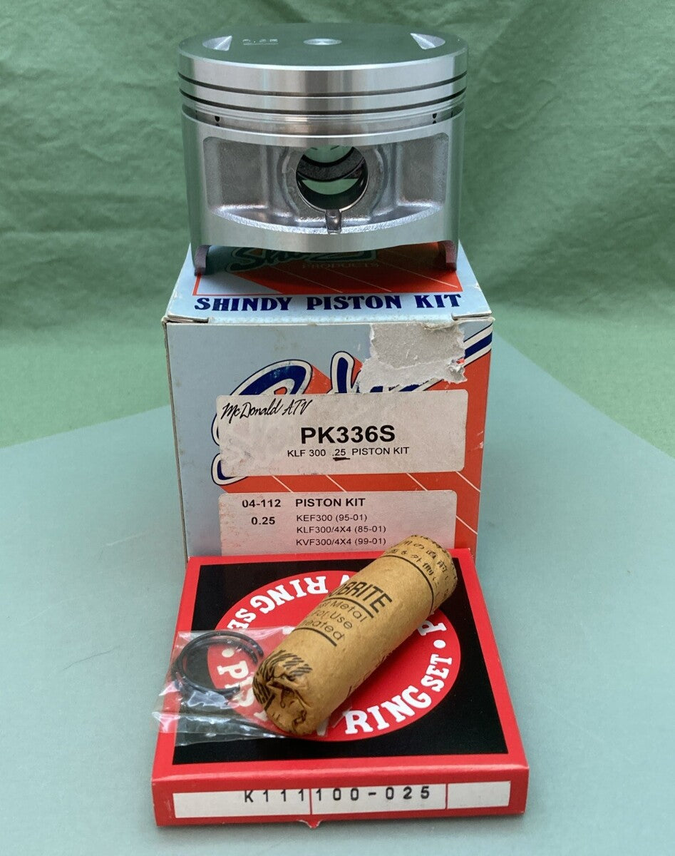 NEW GENUINE SHINDY PK336S PISTON KIT 0.25