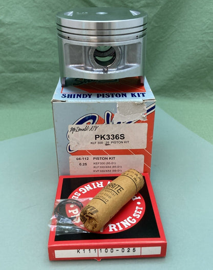 NEW GENUINE SHINDY PK336S PISTON KIT 0.25
