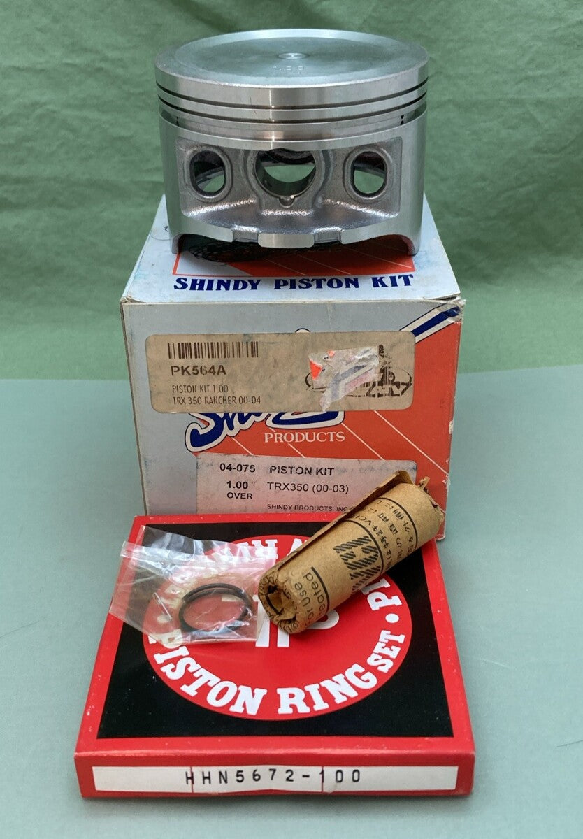 NEW GENUINE SHINDY PK564A PISTON KIT 1.00 OVERSIZE