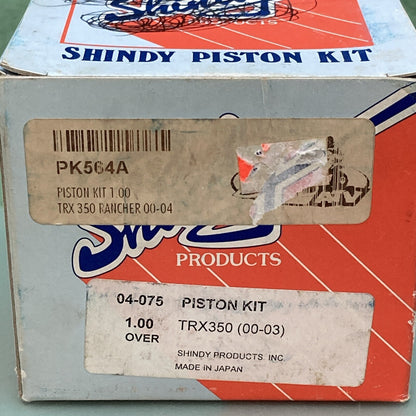 NEW GENUINE SHINDY PK564A PISTON KIT 1.00 OVERSIZE