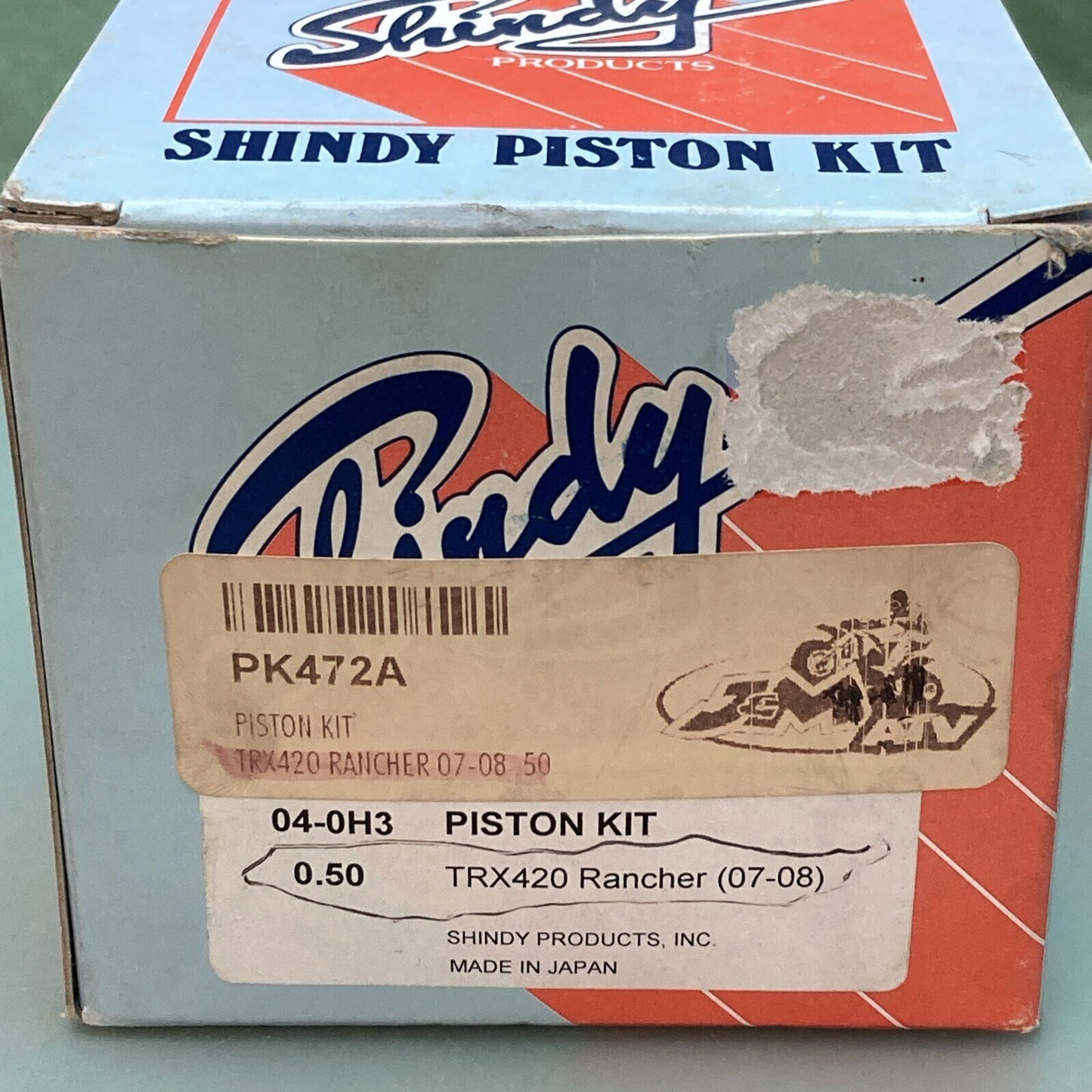 NEW GENUINE SHINDY PK472A PISTON KIT .50