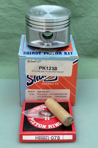 NEW GENUINE SHINDY PK123S PISTON KIT 0.75