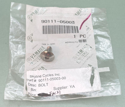 NEW GENUINE YAMAHA 90111-05003 COWLING Bolt, Hex Socket Button