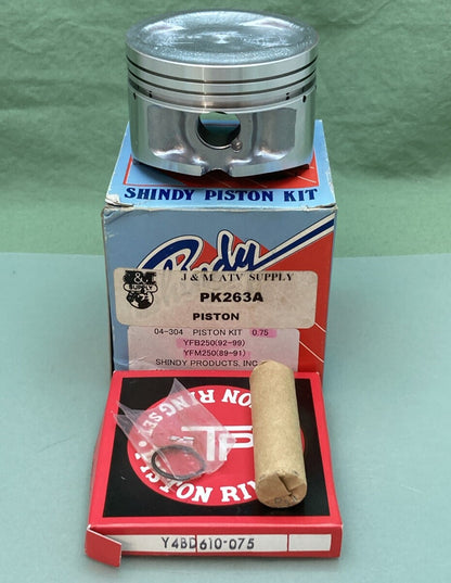 NEW GENUINE SHINDY PK263A PISTON KIT 0.75