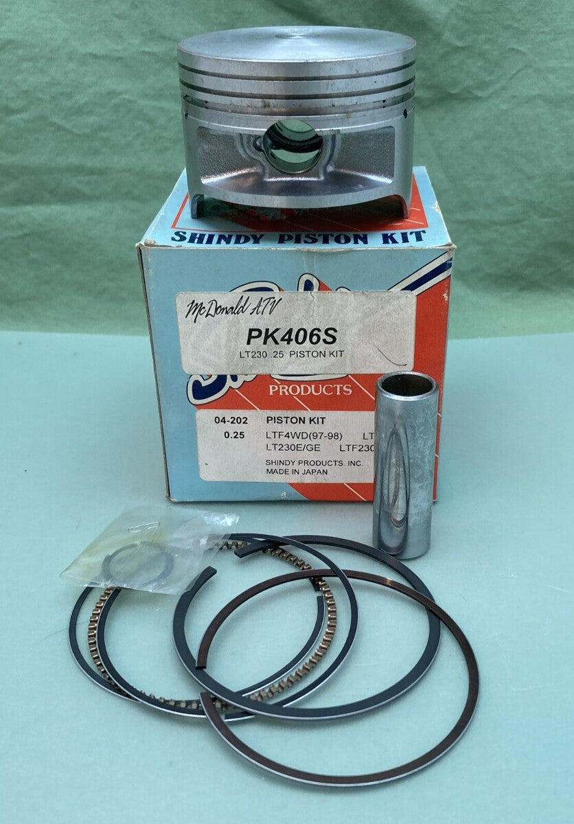 NEW GENUINE SHINDY PK406S PISTON KIT 0.25