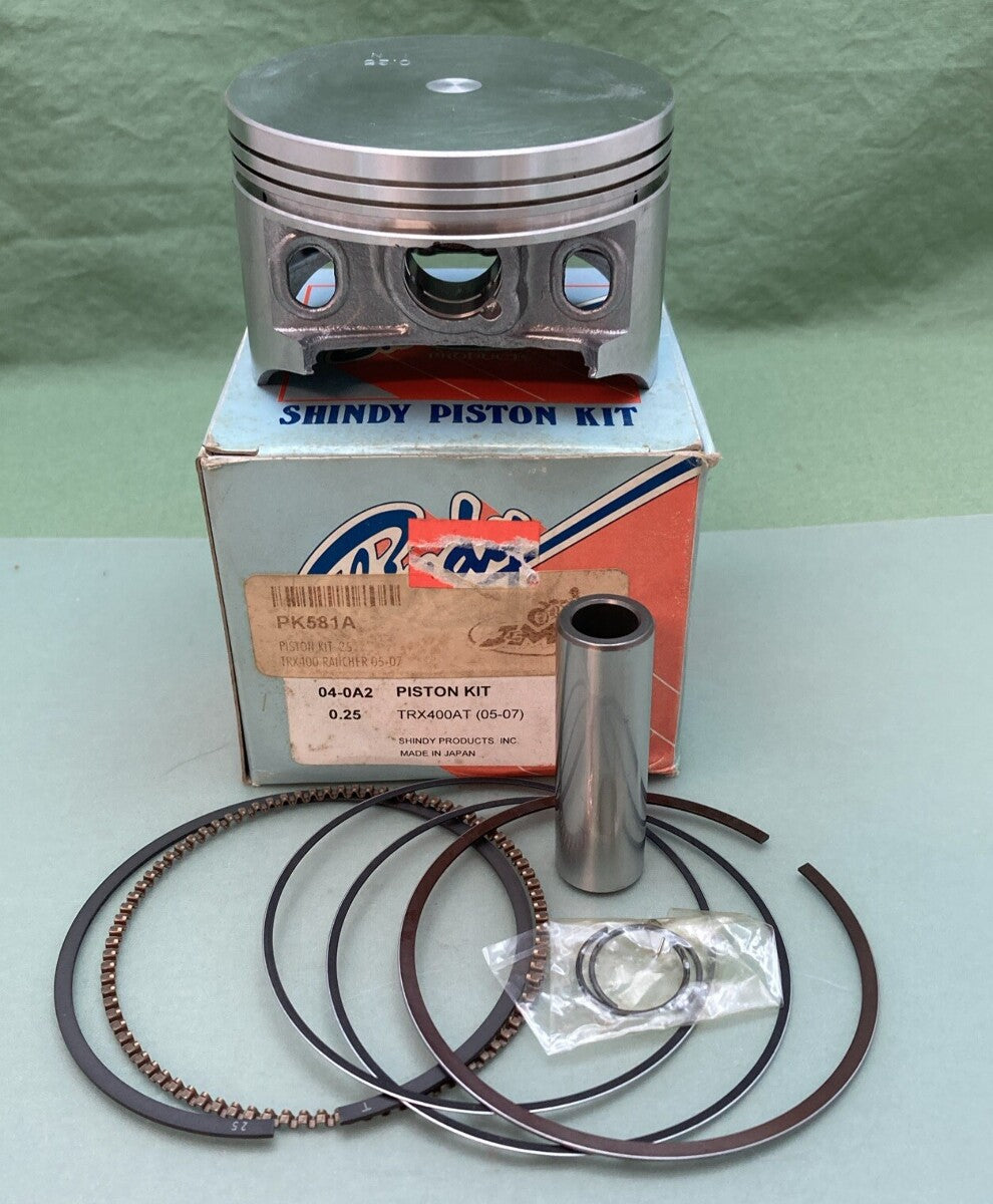 NEW GENUINE SHINDY PK581A PISTON KIT 0.25