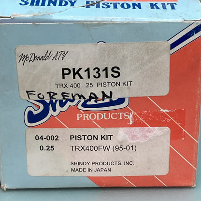 NEW GENUINE SHINDY PK131S PISTON KIT .25