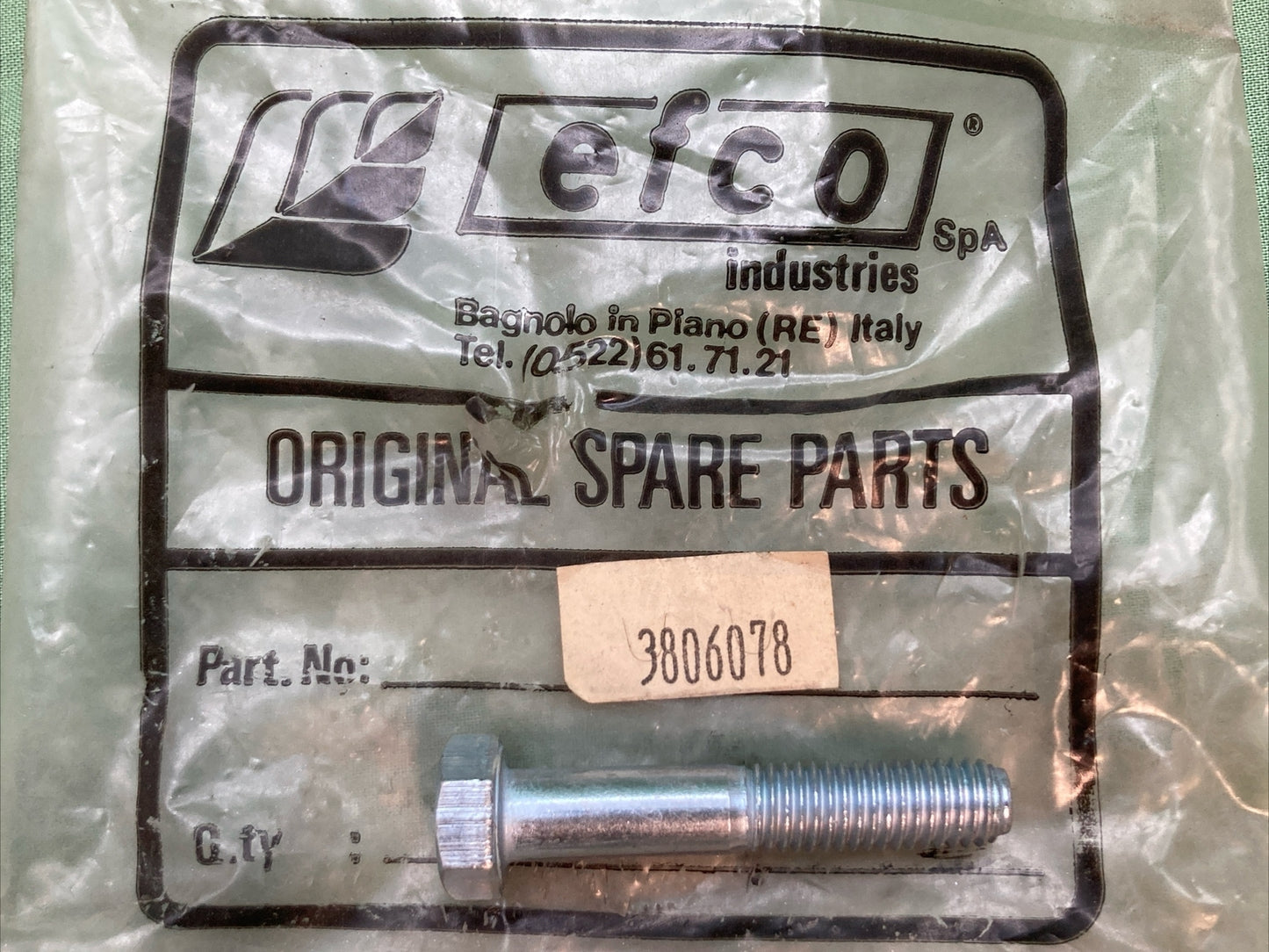 NEW GENUINE EFCO 3806078 SCREW