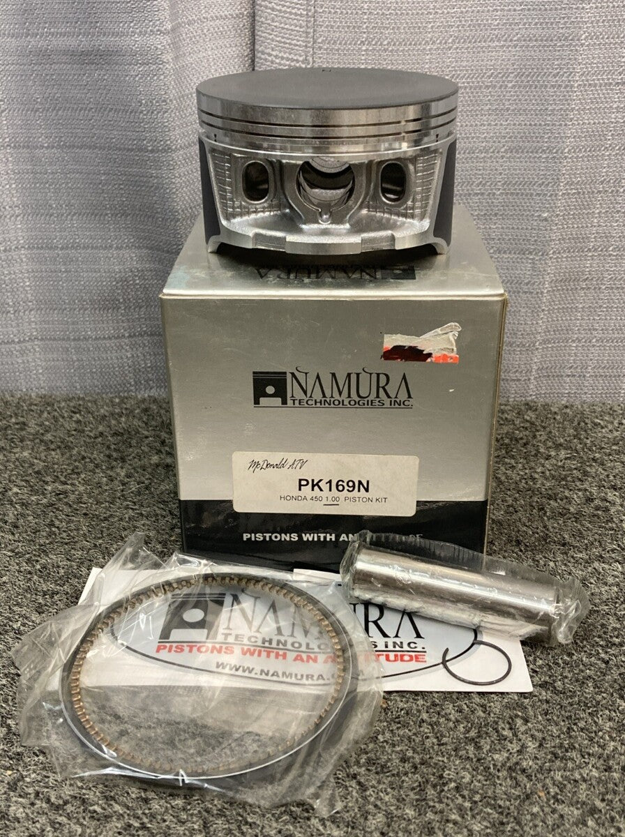 NEW NAMURA TECHNOLOGIES PK169N HONDA 450 1.00 PISTON KIT NA-10000-4