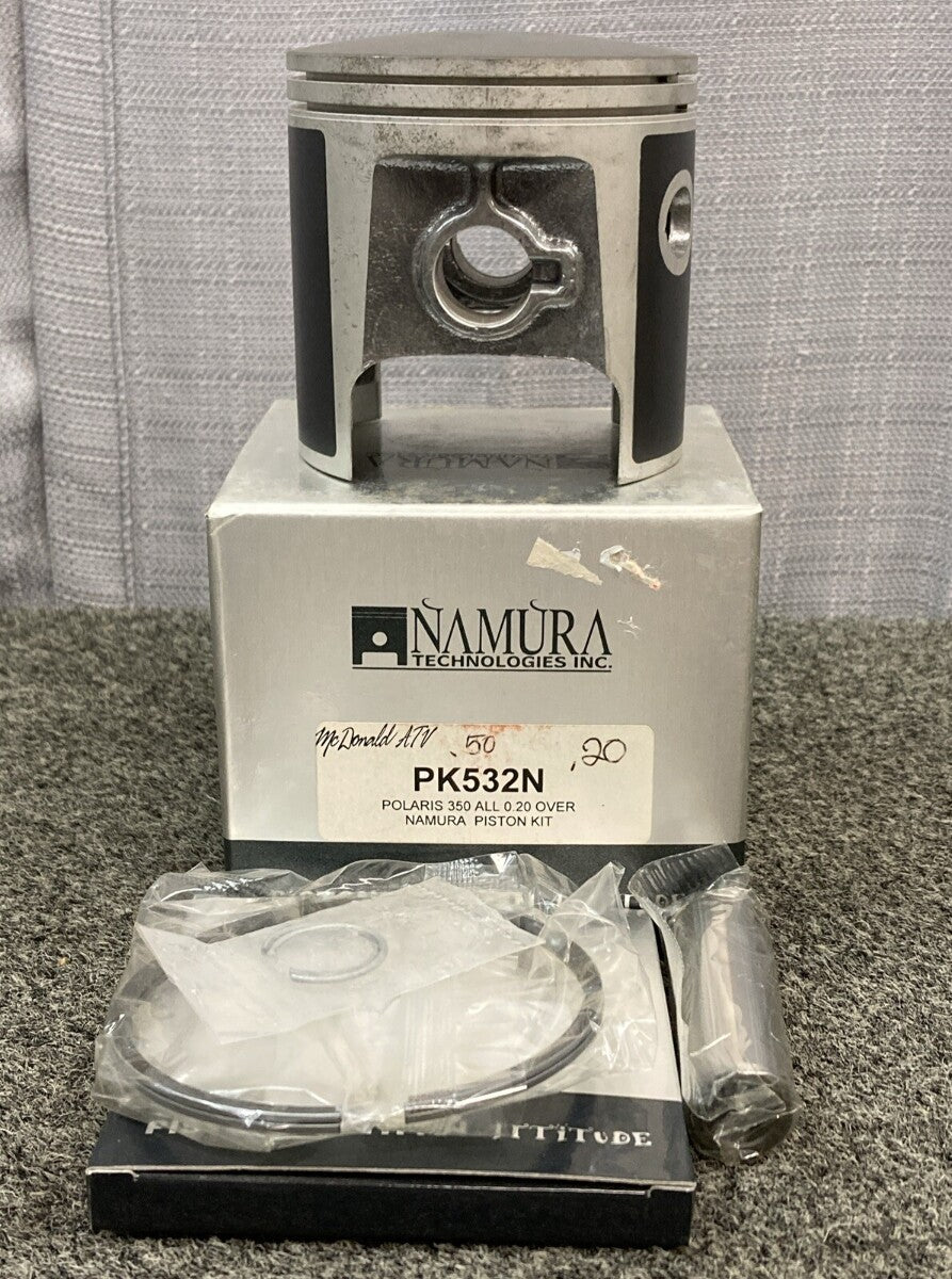 NEW NAMURA TECHNOLOGIES PK532N POLARIS 350 ALL 0.20 OVER NA-50001-2 PISTON KIT