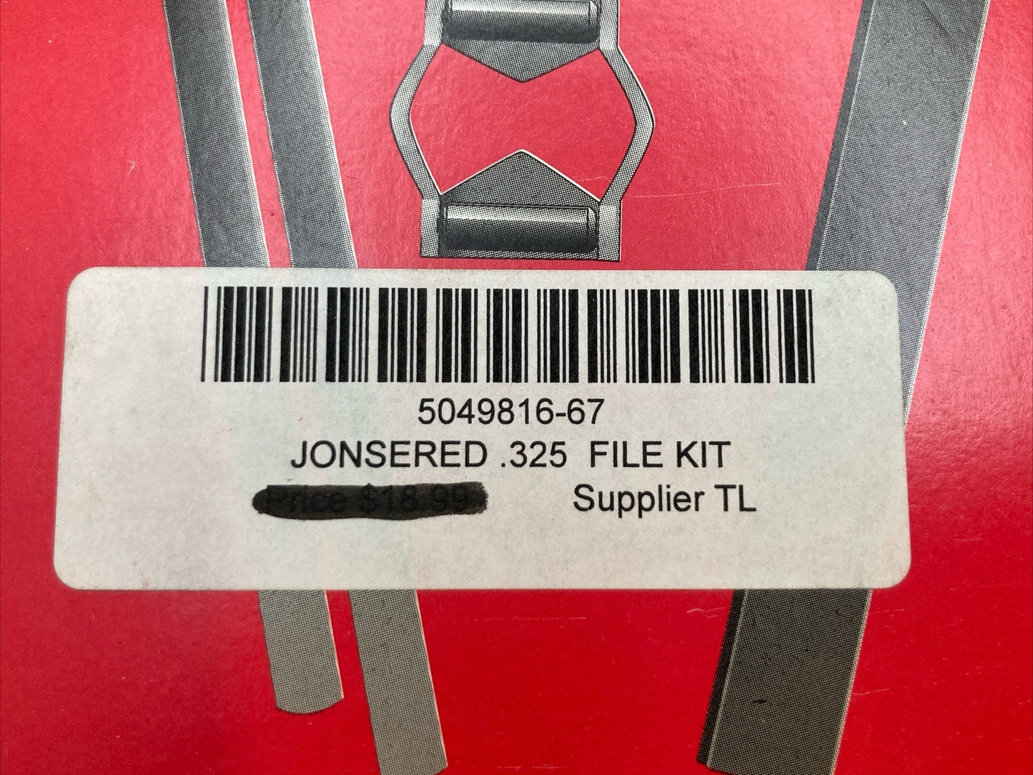 NEW GENUINE JONSERED 504 98 16-67 .325 FILE KIT